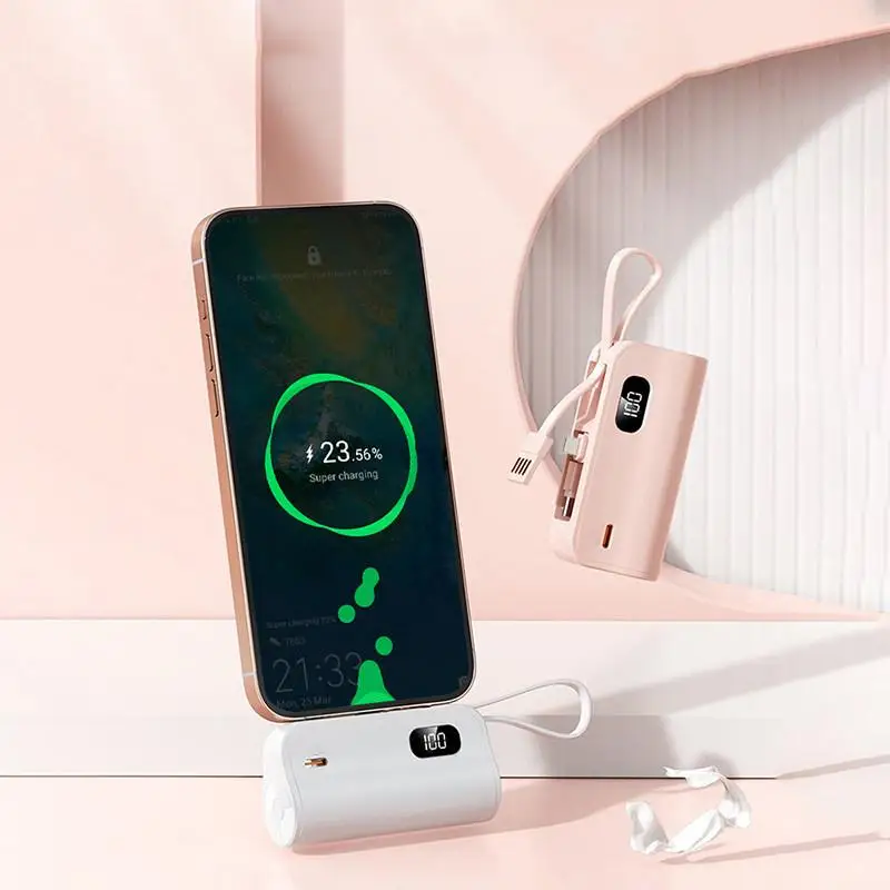 DIY No Welding 21700 Mini Power Bank Case Battery Case With Digital Display Portable Battery Case With Stand