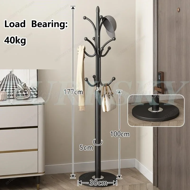 

Metal Clothes Rack Resistant Burro Coat Hanger Stand Freestanding 16 Hooks Standing Entrance Furniture Hall Shoemaker Shelves