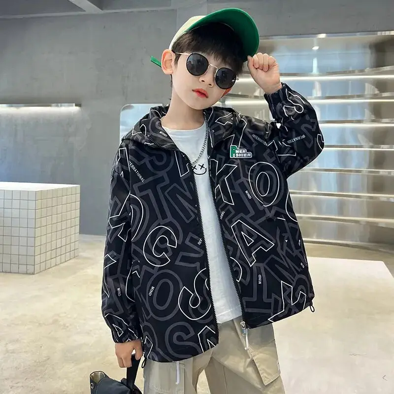 Children's Jacket 2025 New Style Cool and Handsome Jacket for Boys Spring and Autumn Season Kids Stormtrooper