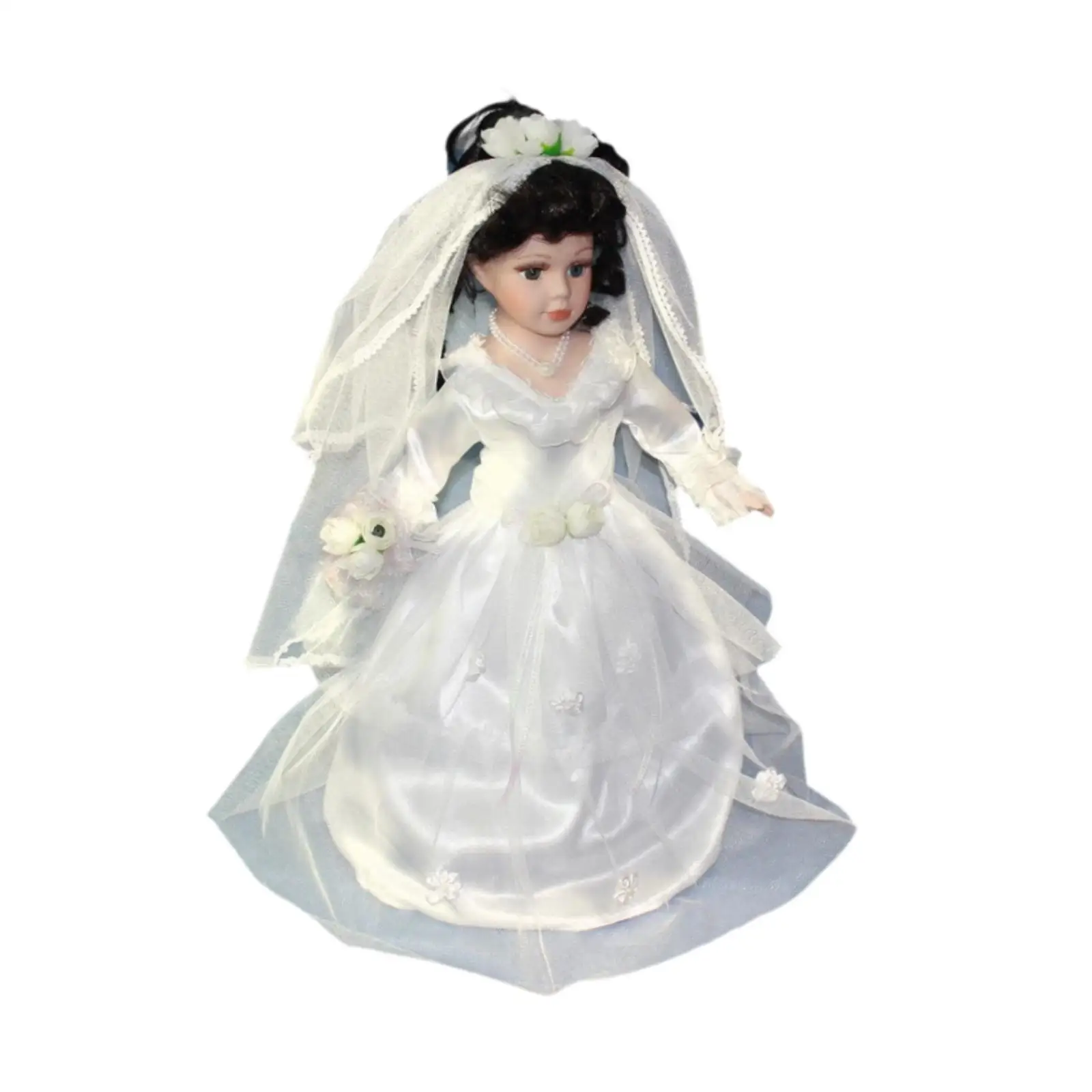 

Bride Doll Figurine Desktop Ornament Photography Prop for DIY Scene Decor Collectibles Landscape Decor Action Figure for Gift