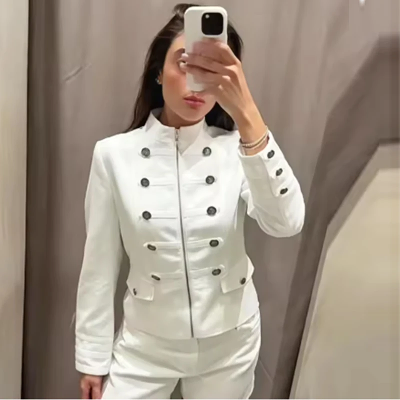Autumn New Women's Jackets 2026 Fashion Slim Elegant Warm Short Jackets Autumn Women's Chic Travel Joker Street Youth Coats