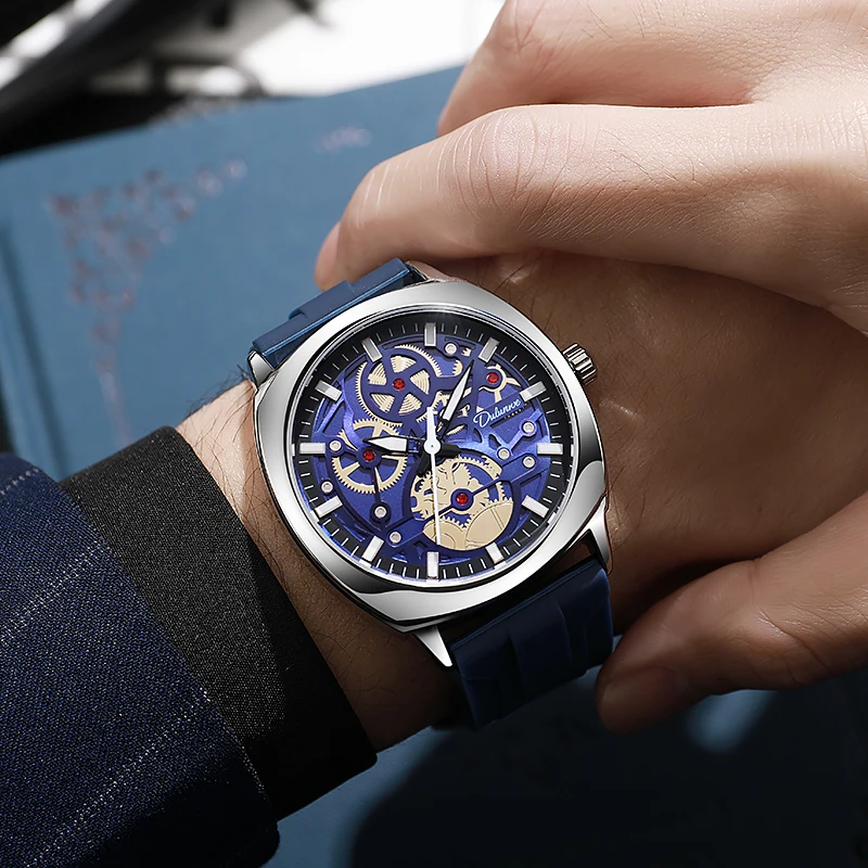 

Durenwei Men's 2025 New Quartz Watch, Trendy and Cool Mechanical Style, Men's Watch Clock, High-End Men's Watch