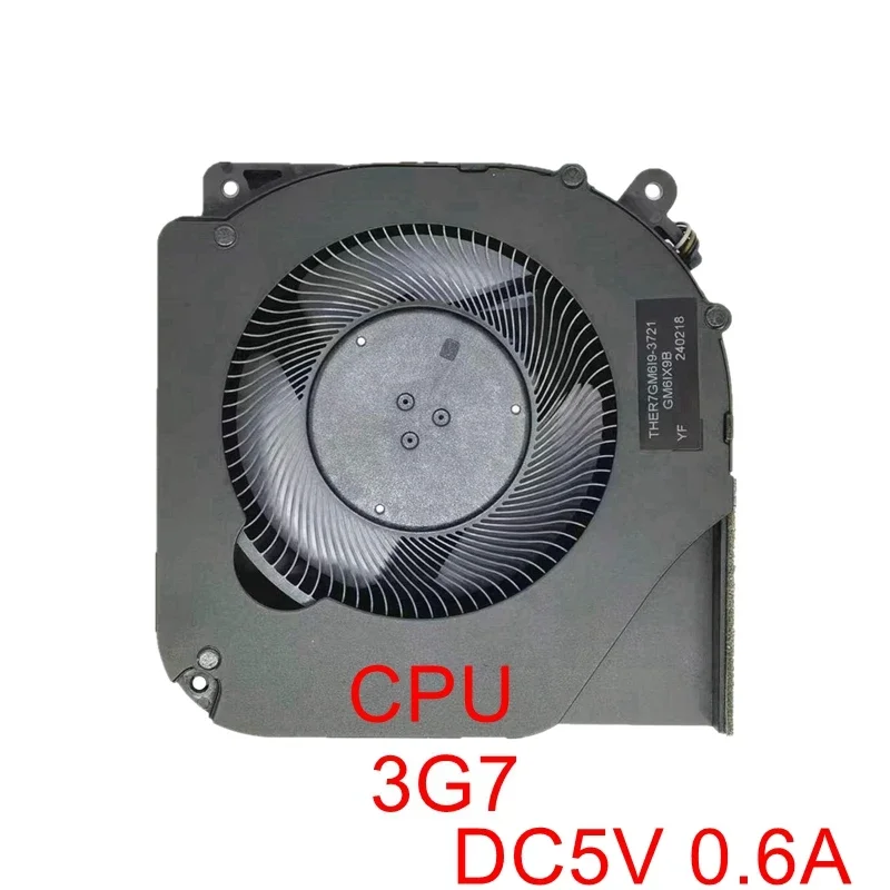 New Laptop CPU GPU Cooling Fan For MECHREVO Yaoshi 16 PRO Cooler NA801205HHT4B10001 3G7 NB801205HHT4B10001 3G8 DC5V 0.6A