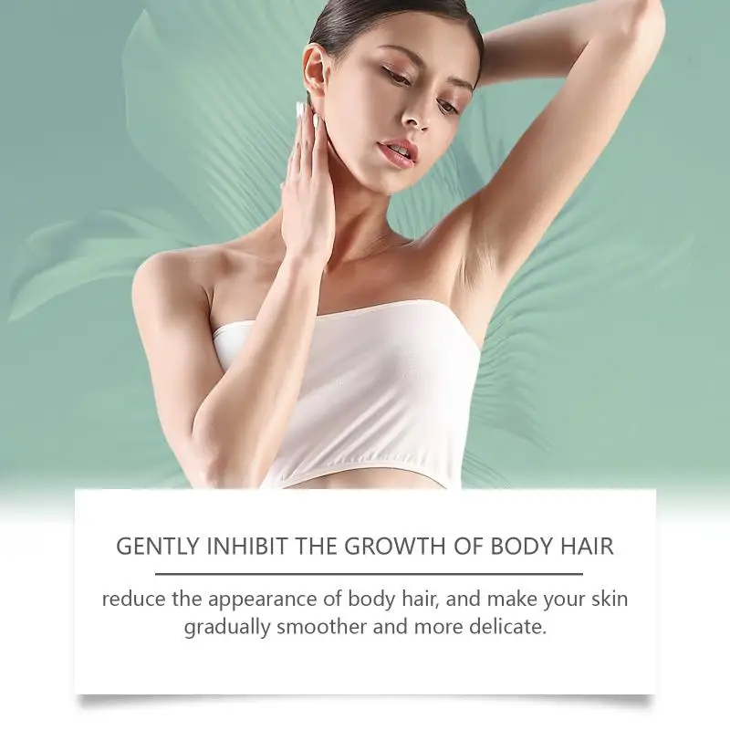 Plant Oil Hair Removal Body Oil Gentle on Skin Silky Smooth Care Moisturizing Formula for Women