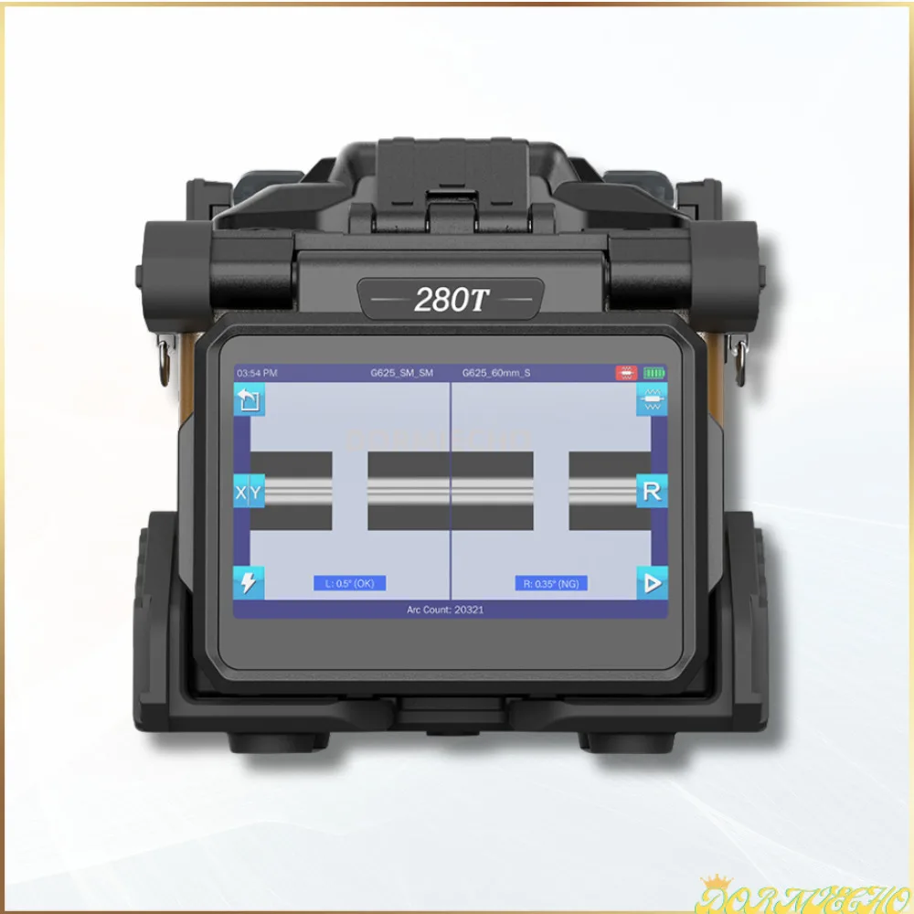 Auto Splice KL-280T 4 Motor Fiber Optic Fusion Splicer All-rounder Middle Trunk Line Mainline Welding Hine Fiber Core Alignment