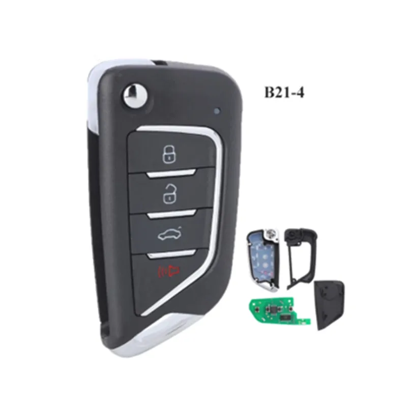 

KD KEY B21-4 KEYDIY Universal KD900 KD900+ URG200 Mini KD KD-X2 4 Button Remote Control KD Remote Car Key B21-4