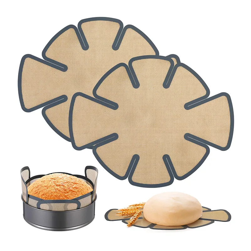B2B Clearance Sale Extended Food Grade Silicone Baking Mat Non-Stick Loaf Pan Liner & Lifters Reusable Bread Loaf Pan