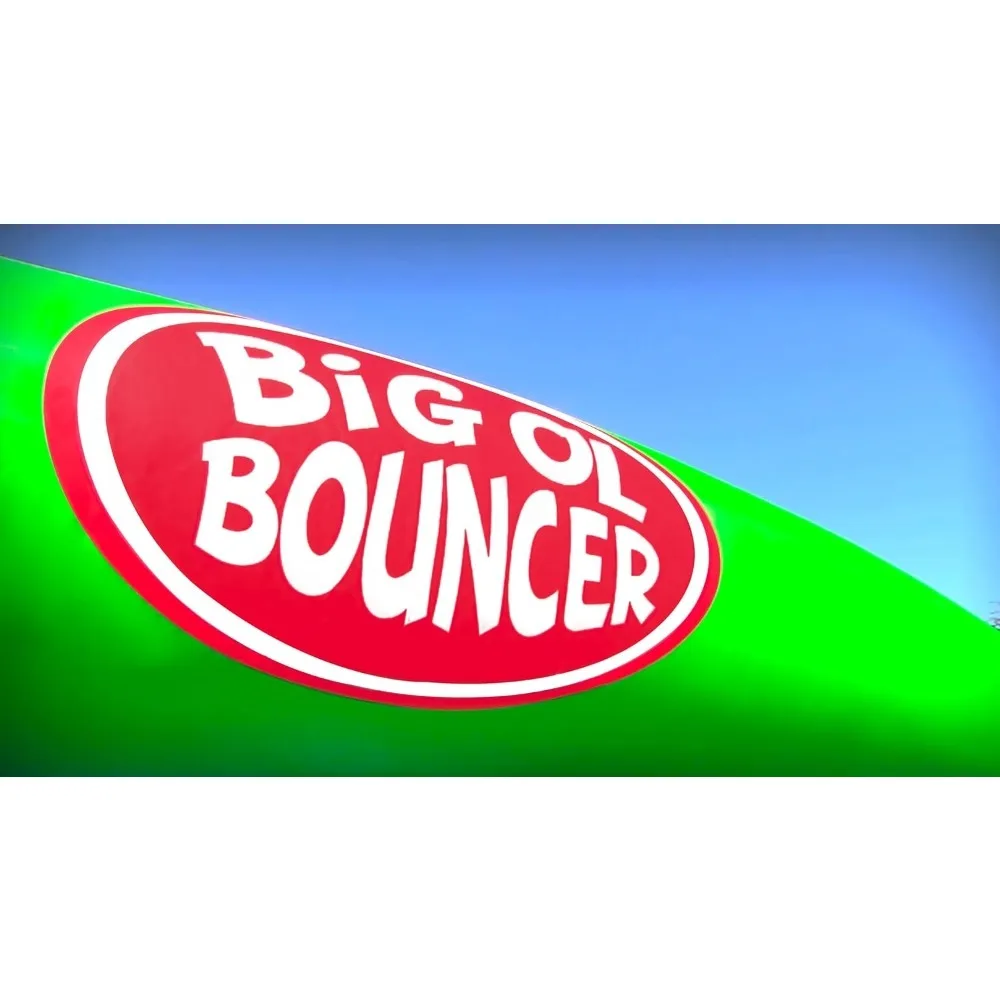 Big Ol Bouncer-casa de rebote inflable con soplador, enorme, calidad Premium, genial para eventos, sostiene 6 niños