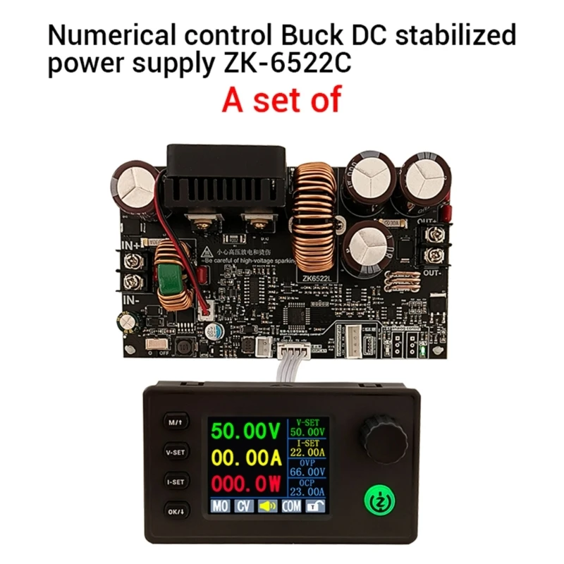 Direct Current Step Down Variable Regulator Input 6-75V Output 0-65V 22A Adjustable Bucking Converters Voltages Stabilizers