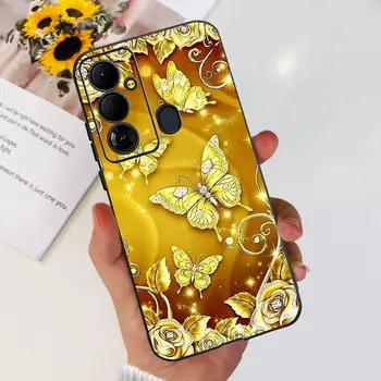 Silikonový kryt pro Tecno Pop 6 Go BE6j Oblíbený květinový motiv lásky a srdce Měkký silikonový nárazuvzdorný kryt pro Tecno Pop 6 Go Capa 8 nejlepší prodej kryt na tecno pop 6 - №3