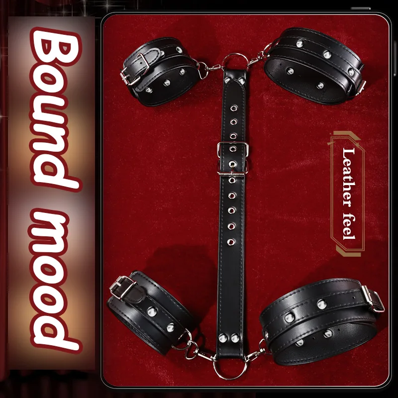 Long-Lasting Love Collar Bondage Handcuffs Adult Sex Toys Couples Alternative Toys Sm Training Binding Belt