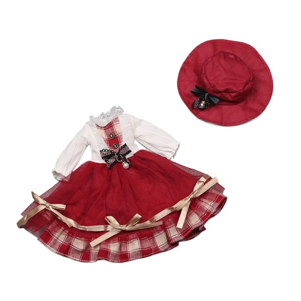 Robe à bretelles princesse Lolita Kawaii pour poupées BJD, vêtements élégants, beau et exquis, 30cm, 30cm, 1/6