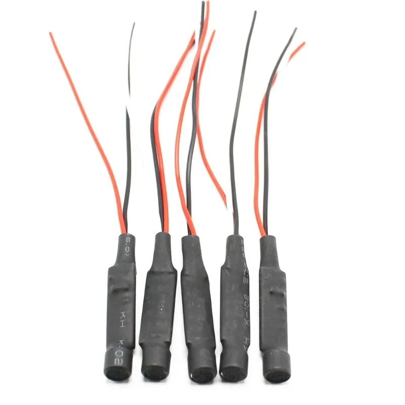 1‌0pcs High-Sensitive Mini FPV Mic 6-12VDC for DVR/Camera, Ultra-Clear Voice Pickup for Aerial Surveillance‌