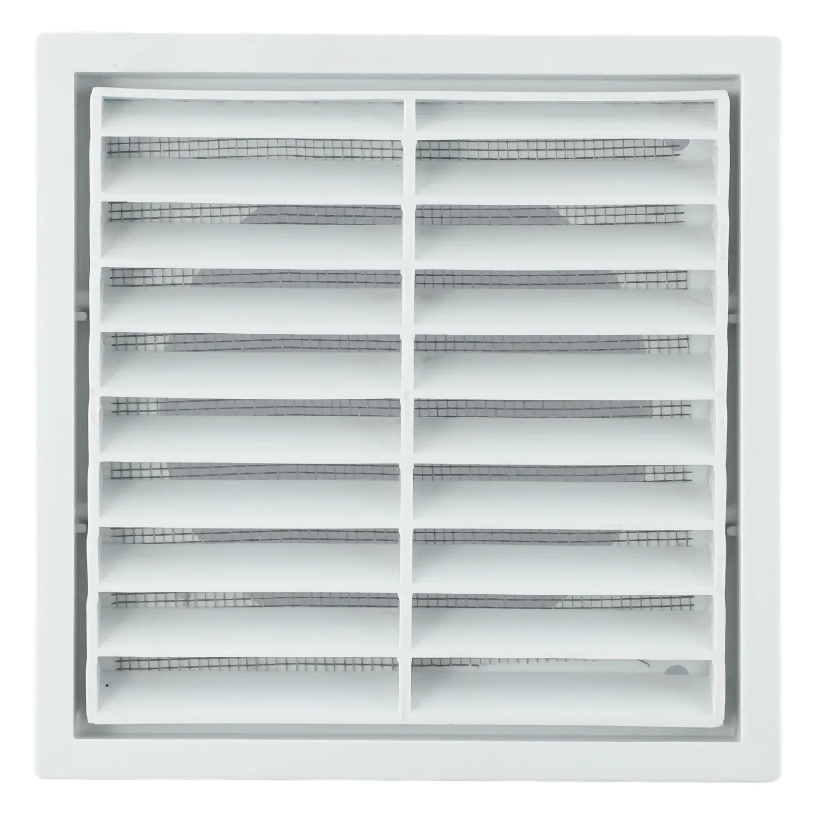 

Plastic Louvred Wall Vent Grille Ventilation Cover White Wall Grilles Duct Heating Cooling Vents Plate Insect Screen Cover