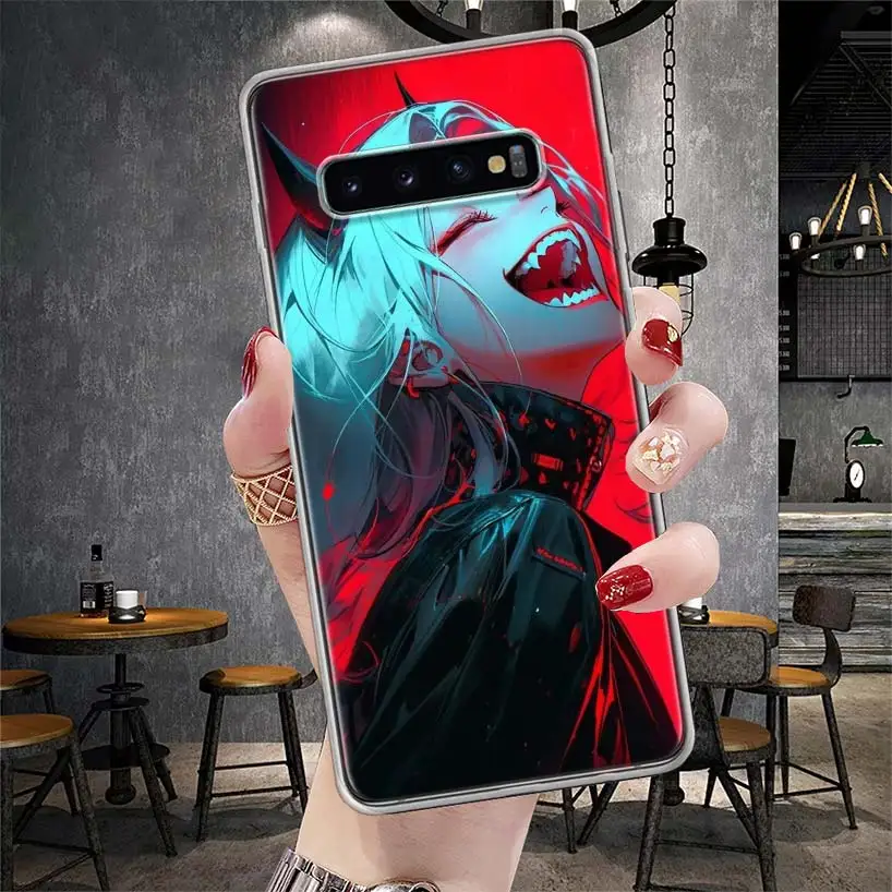 Crazy Gothic Japan Anime Girls Phone Case For Samsung Galaxy S21 S20 FE S22 S23 S24 Ultra S10 Plus S9 + S8 S10E Soft Cover Shell