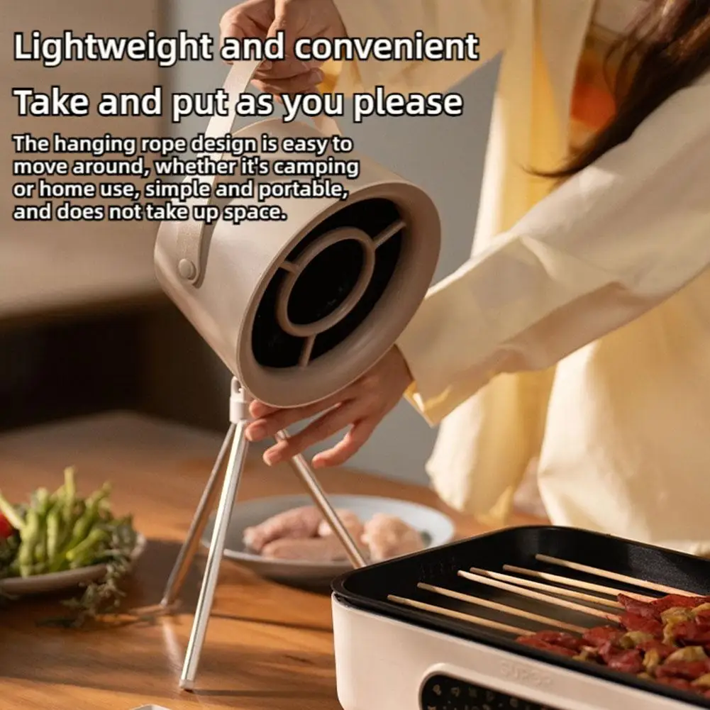 NEW High-end USB Desktop Range Hoods Portable Exhaust Fan Small Kitchen Hood Extractor Barbecue Large Suction Cooker Hood