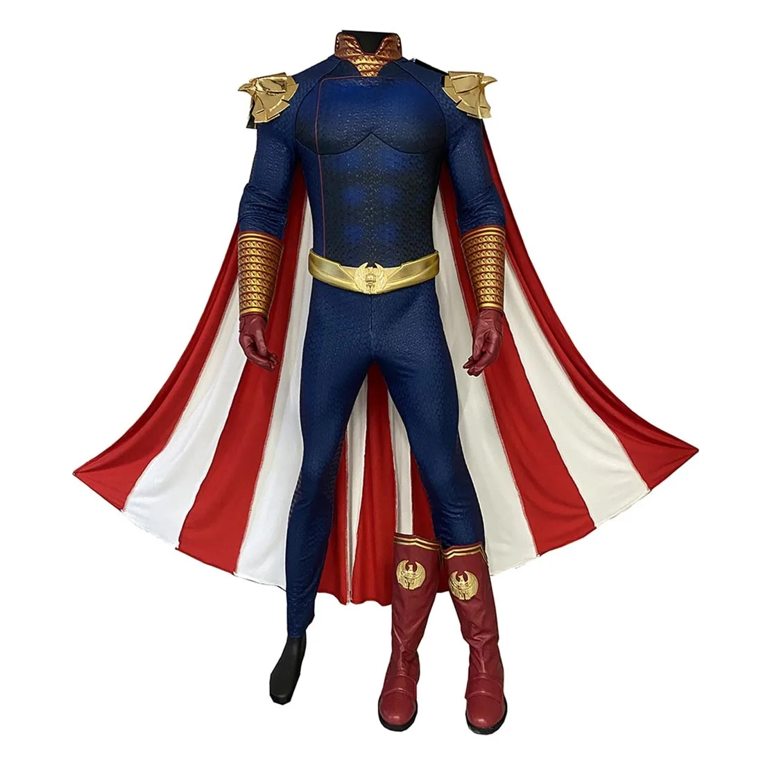 Homelander Outfit, Halloween Homelander Cosplay Costume Suit for Men Adult