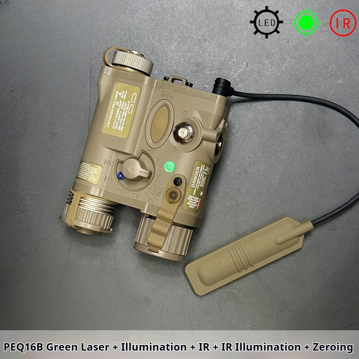 Element PEQ16B Indicador láser táctico rojo verde infrarrojo - imagen 4