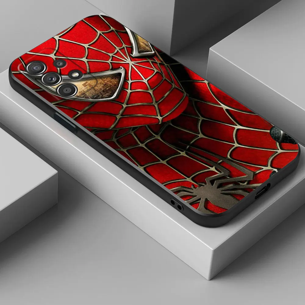 Marvel Spiderman For Samsung Galaxy A55 Deadpool Case A54 A52S A53 5G A51 A34 A35 A33 A32 A50 A72 A71 A30 A7 A9 Soft Cover Venom