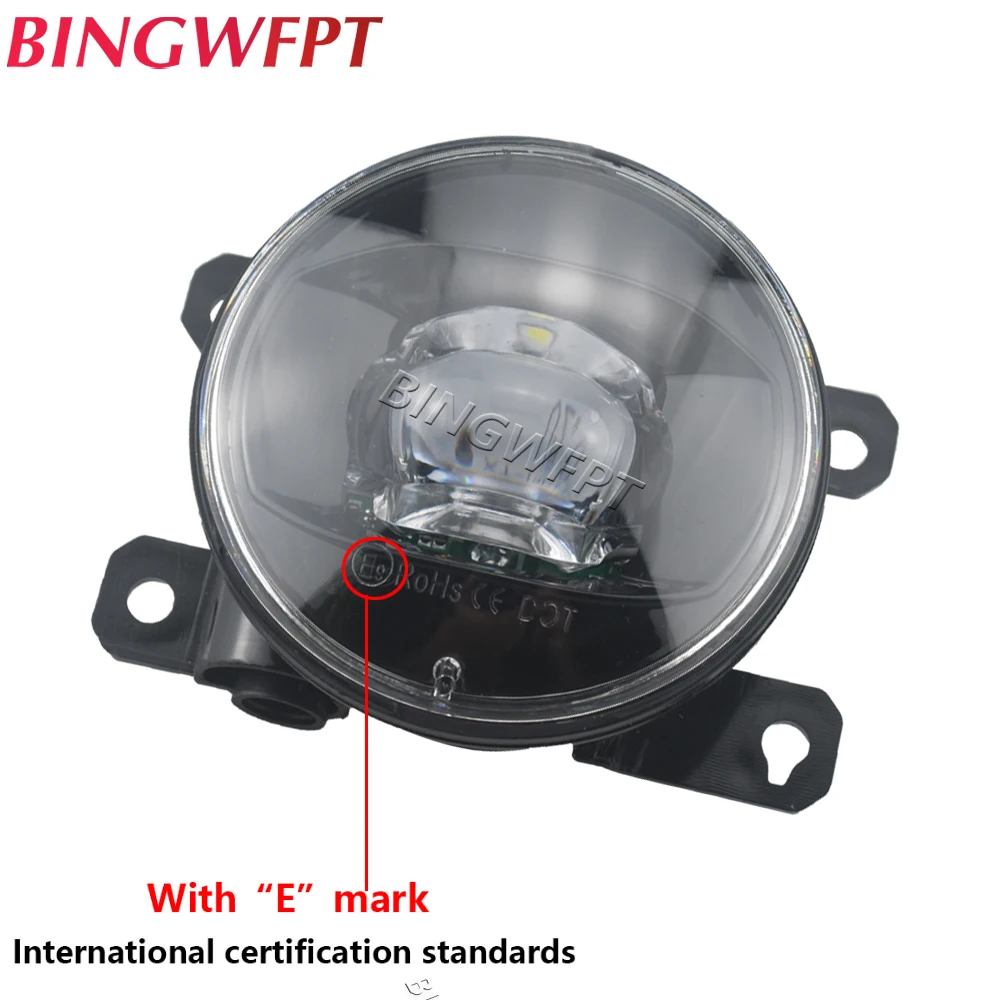 2 sztuki samochodowe światła przeciwmgielne Led do JAC Heyue A30 iEV4 RS iEV6E JAC J4 M2 J6 S5 T6 soczewka lampy lampa światła sygnalizacyjne DRL