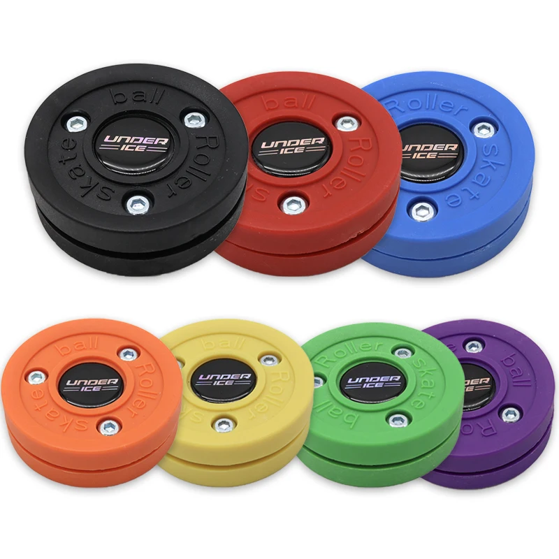 Ice Hockey Puck Reusable Green Biscuit Replacement Hockey Training Puck Street Hockey Roller Ice Sports Accessory