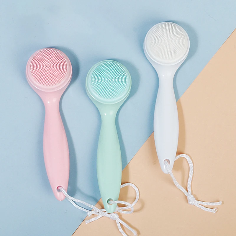 Silicone Facial Cleanser Wash Brush Soft Face Cleaning Massage Washing Skin Care Tool