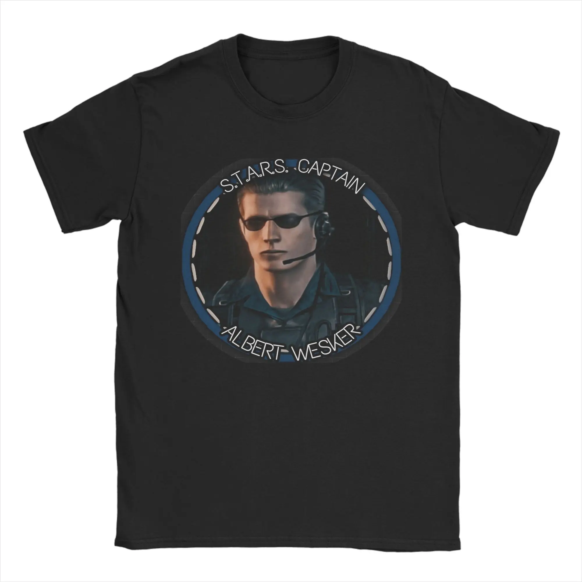 Mens Womens Albert Wesker  Shirt Cotton Graphic Printed Tee Shirts  Top Clothing