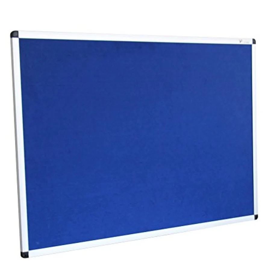 

Notice Board Felt Blue 48 X 36 Inches Silver Aluminium Frame