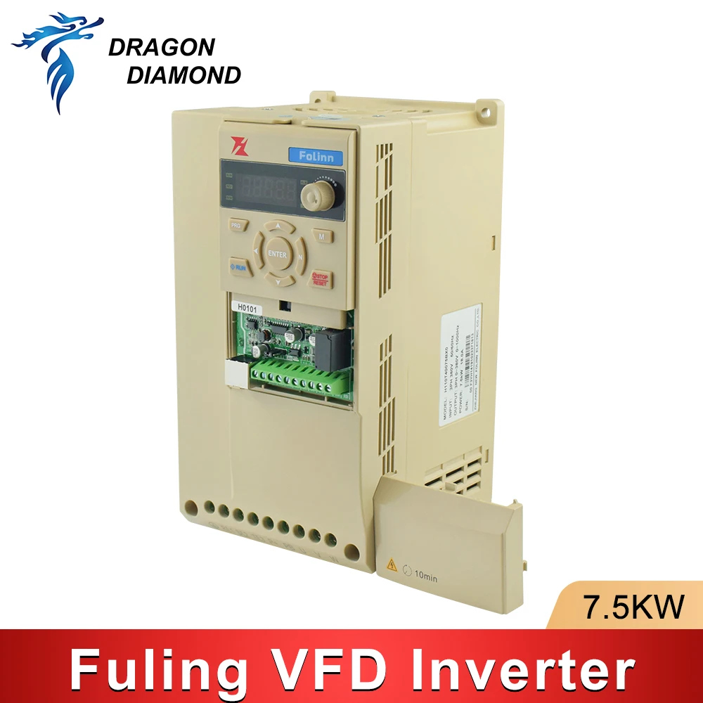 220V/380V VFD Inverter 7.5kw Fuling H110 Series 0~1000Hz Frequency Converter for CNC Spindle Water Pump Other 3 Phase Motors