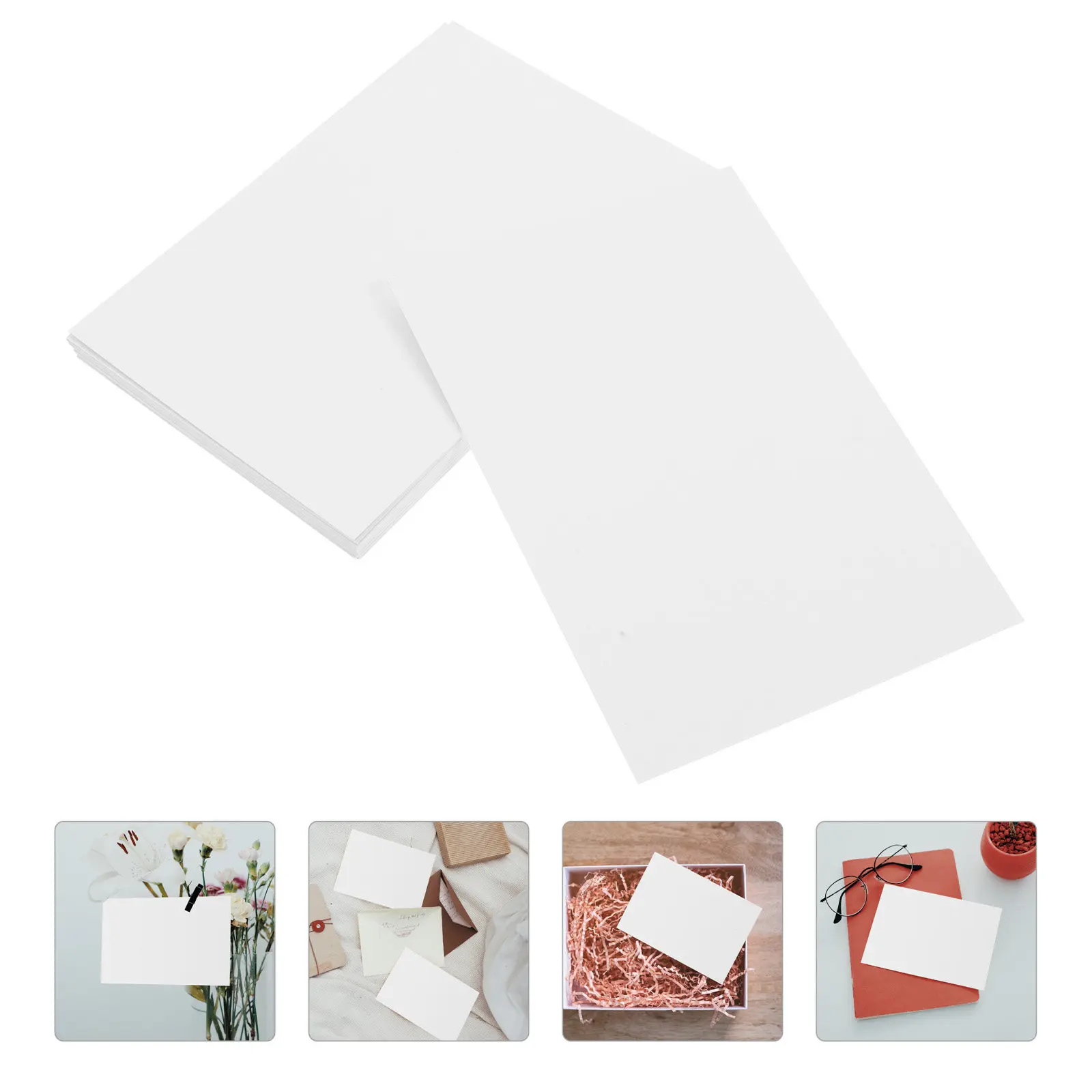 

240Pcs Blank Postcards Double-Sided DIY Note Cards Portable Multi-Function Thickened Card for Writing Drawing Message Supplies