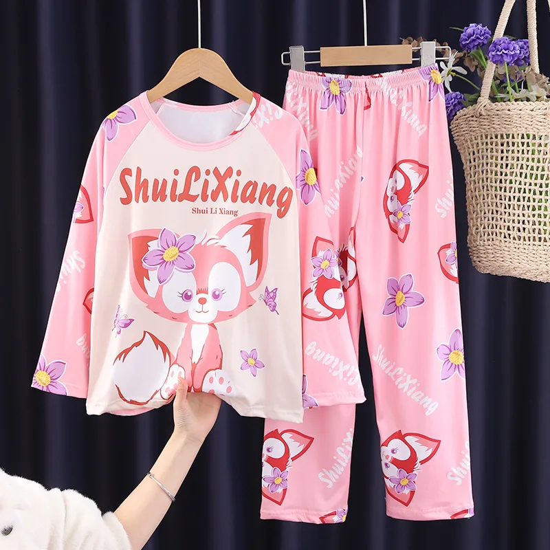 

Disney Marvel Kids Print Pajama Sets Daily Causal Comfortable Nightwear Set Boys Girls Costume Indoor Unisex Autumn Winter