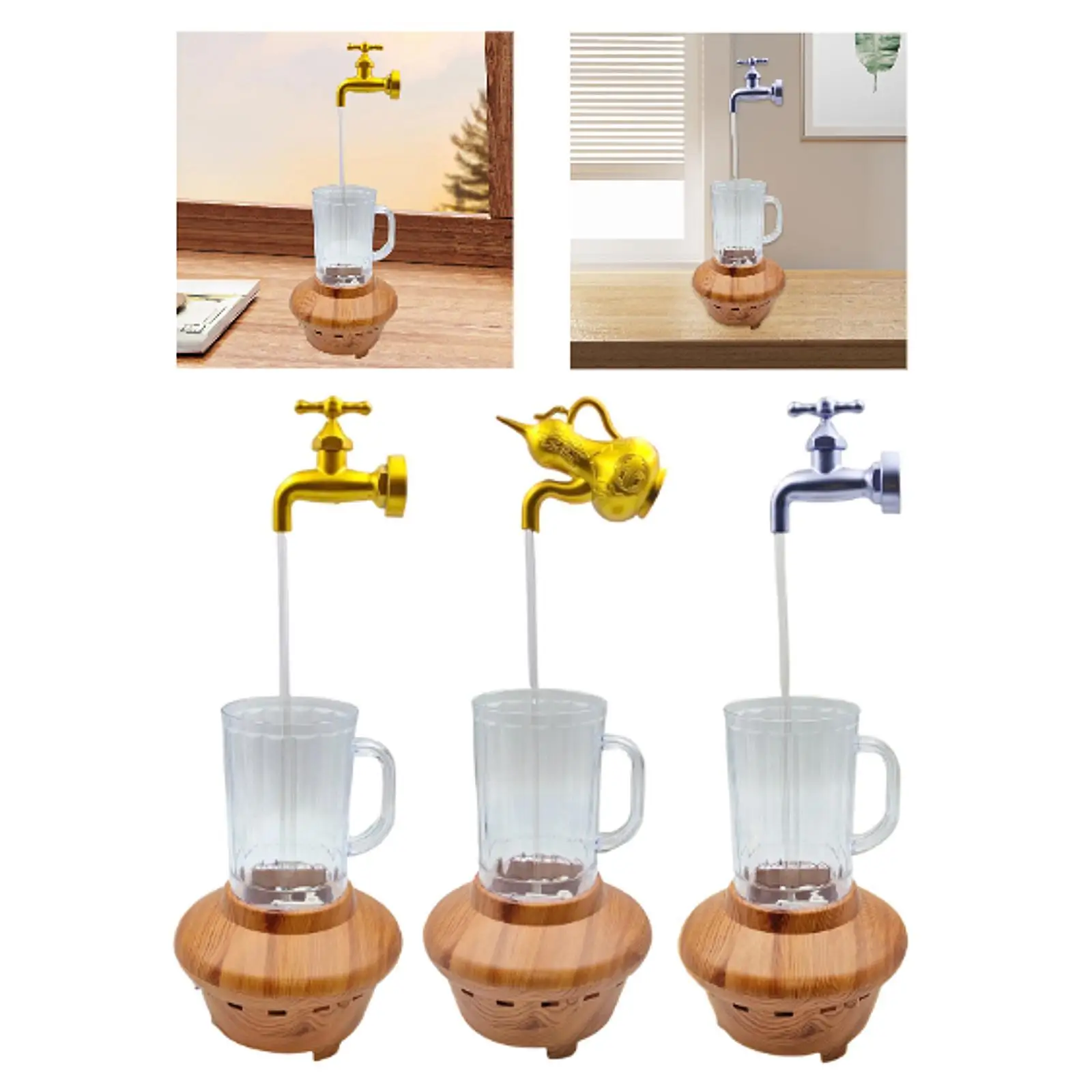 Tabletop Waterflow Decoration Feng Shui Water Fountain for Stage Performance - view 3