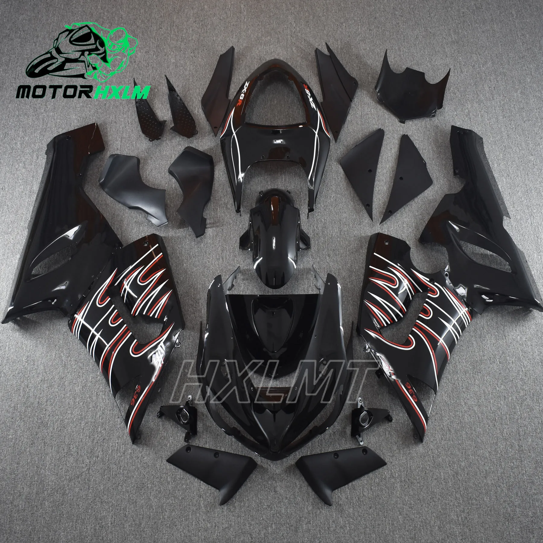 

Injection Full Fairing Kit For Kawasaki ZX6R 636 2005-2006 Bodywork Fairing Kit Fairing Kit Bodywork Fairing Motorcycle Parts