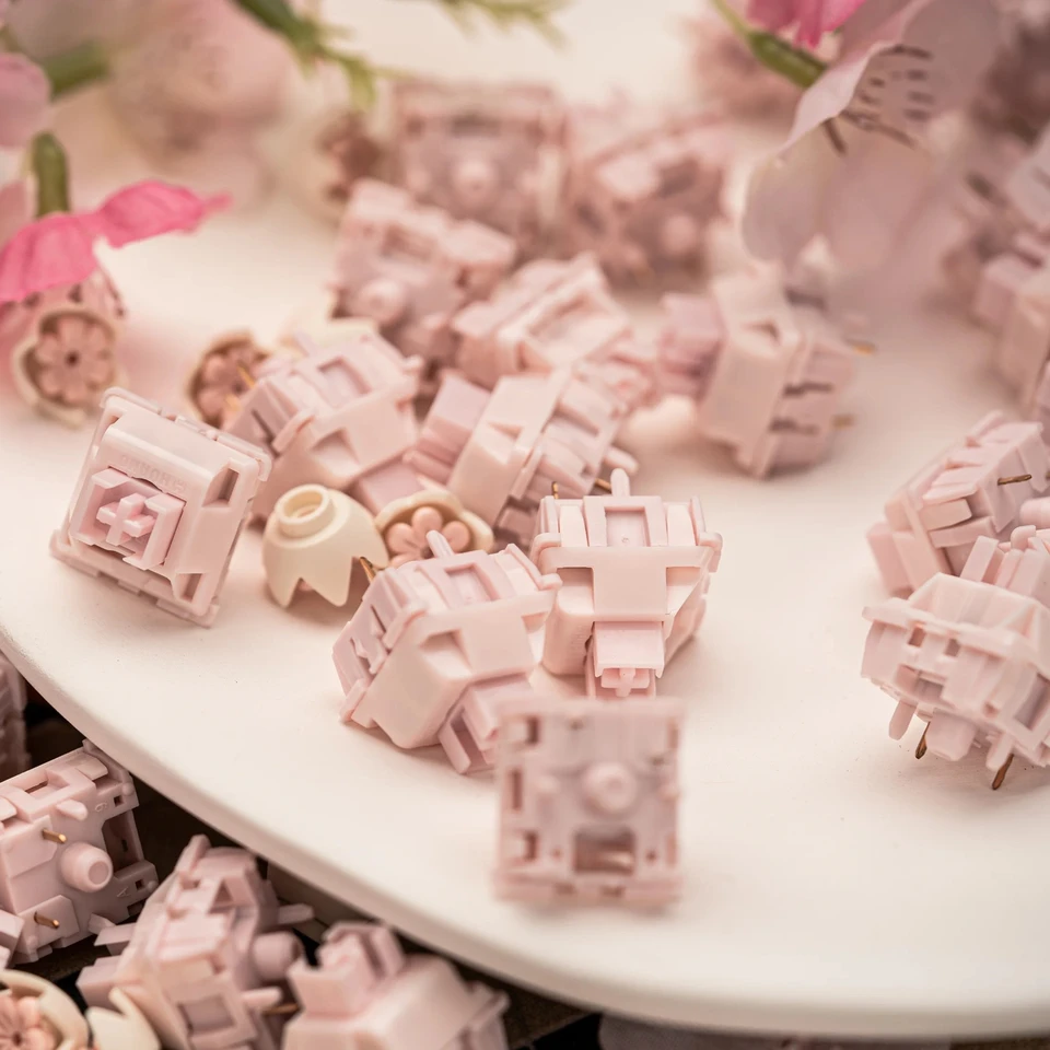 キーボード GMK67 huano sakura linear switch huano-sakura-v2-linear-switch-