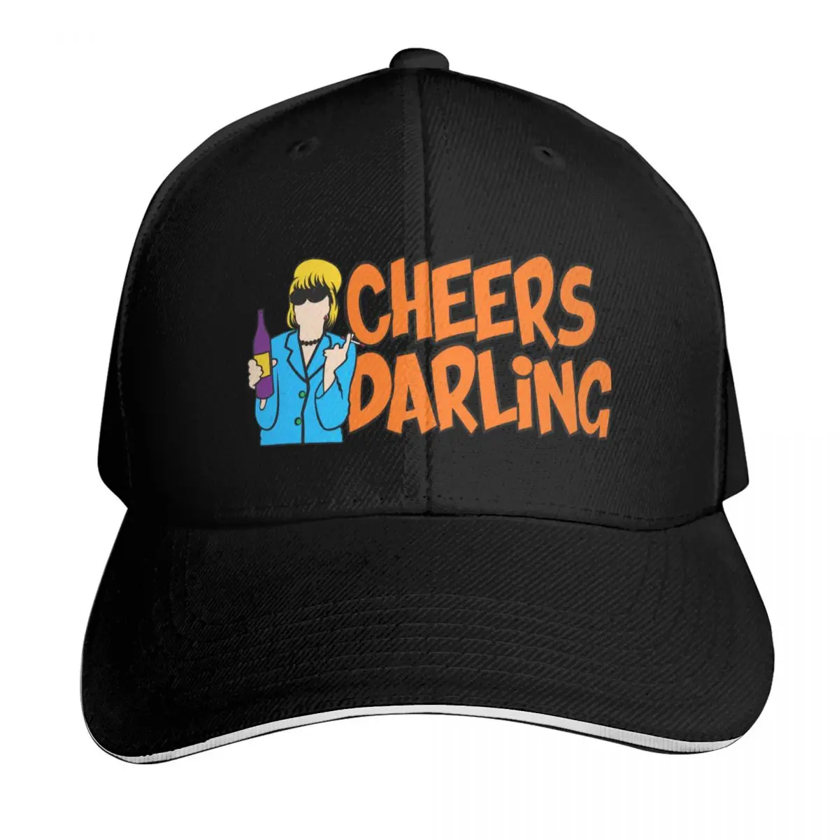 Patsy Stone Pop Art, Absolutely Fabulous Pop Edina Monsoon AbFab Patsy Stone, Absolutely Fab Baseball Cap