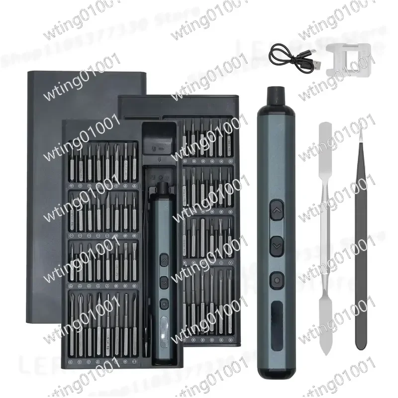 for Cordless 68-in-1 Electric Screwdriver Bit Set with Magnetic Tip Industrial-Grade Power Hand Tool Precision Screwdriver