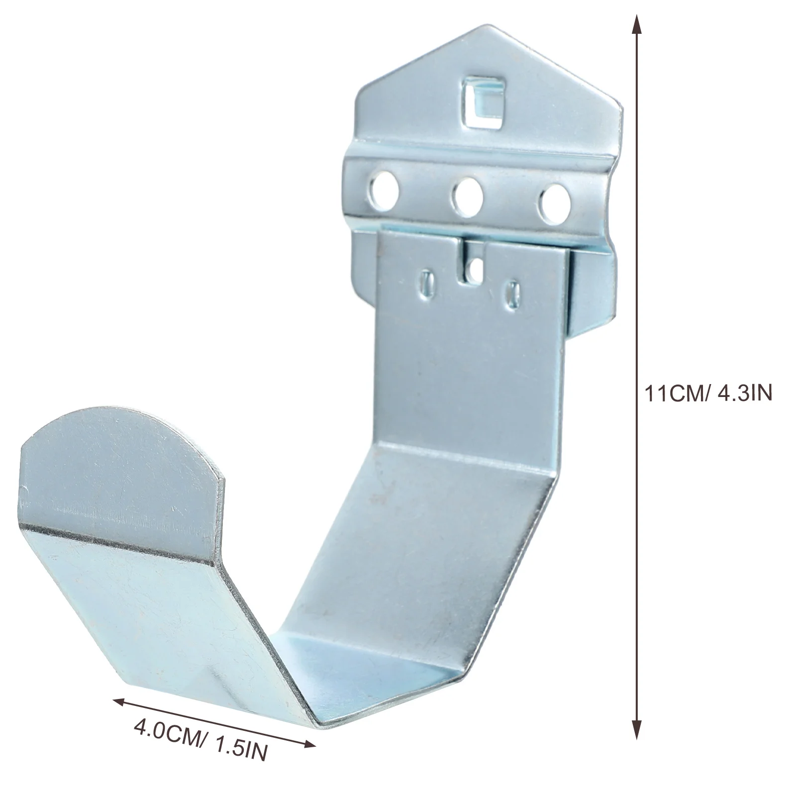 2Pcs Durable Easy Install Remove Pegboard Holder for Screwdriver Tool Storage Tool Storage Hooks Pegboard Hook