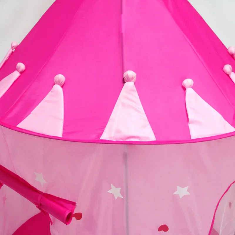 Kinderen Noctilucent Star Speelgoed Tent Kids Roze Opvouwbare Indoor Outdoor Speelhuis Meisjes Doen Alsof Prinses Gamehouse Kids Cadeaus