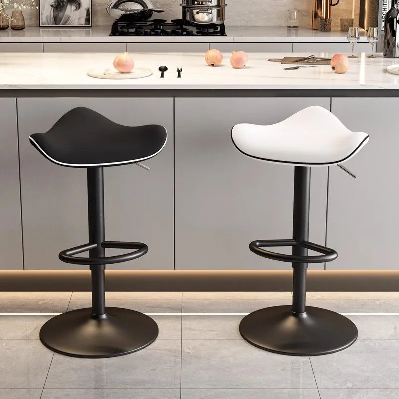 

Minimalist Household Goods Bar Chair Chair Lift High Stool Rotating Bar Stool Light Luxury Home Backrest Bar Chair High Chair
