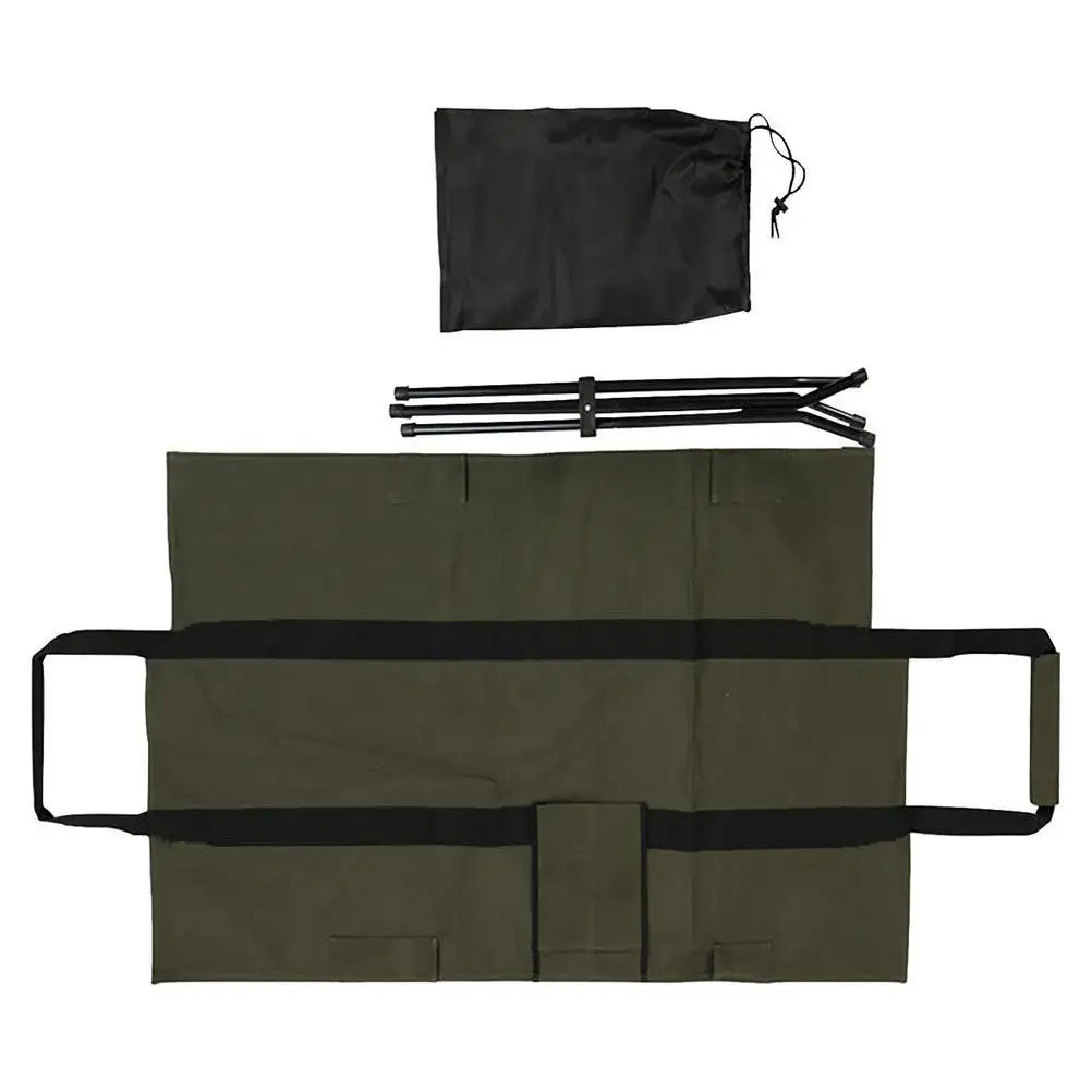 1Set Waterproof Canvas Firewood Storage Bag with Lightweight Stable Aluminum Rack Firewood Carrier for Indoor Outdoor Fireplace