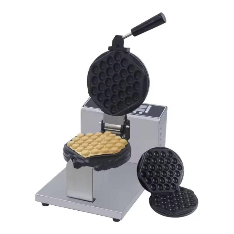 For Egg Waffle Machine Checkered Cake Machine Stall Commercial Electric Heating Egg Machine Hong Kong-Style Egg Waffle,digital