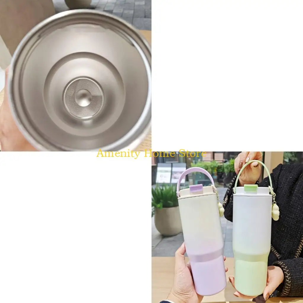 F26C Elegant Gradient Design 304 Nonrust Steel Insulated Water Bottle Portable Kitchens Barwares For Workout Gym Hiking 490G