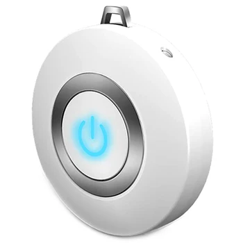 USB 휴대용 웨어러블 공기 청정기, 개인 미니 공기 목걸이, 음이온 방향제-방사선 없음, 성인용 저소음