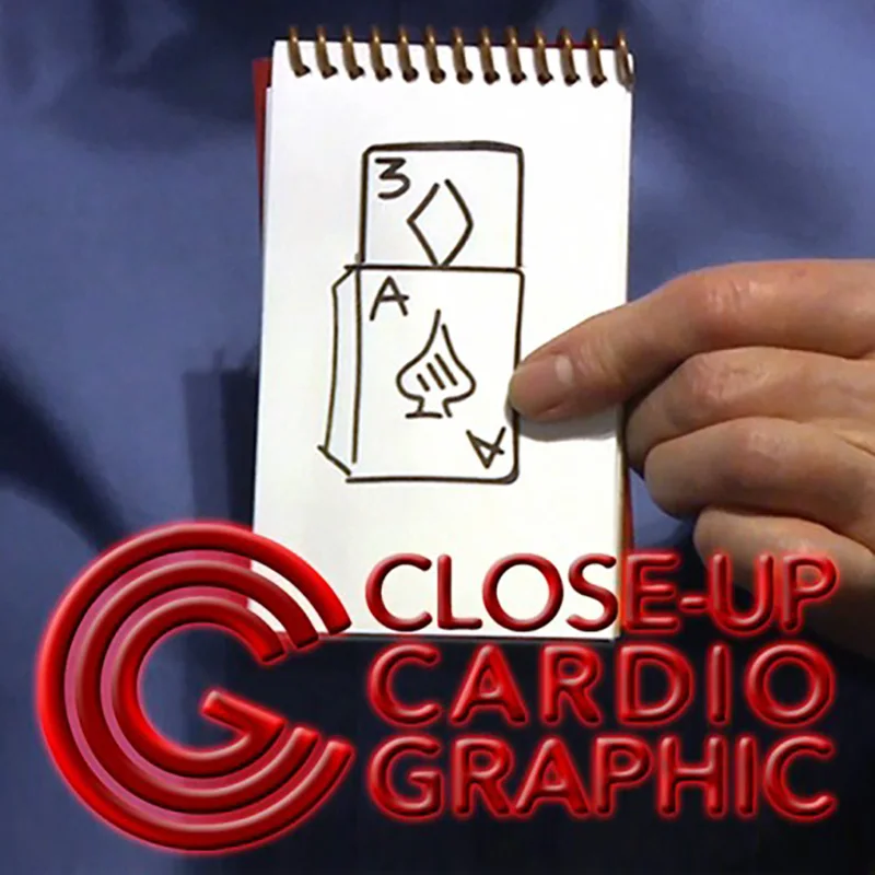 

Close-up Cardiographic by Martin Lewis Magic Tricks Sketchpad Rising Card Close Up Street Illusions Gimmicks Mentalism Props