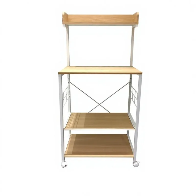 

Multilayer Kitchen Storage Shelf Heavy Duty Carbon Steel Microwave Oven Stand Floor Standing Adjustable Rack For Home Kitchen