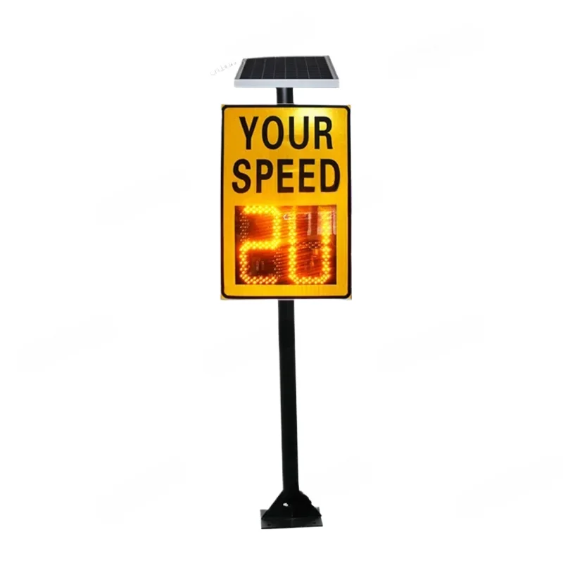 LED Limit High Visibility Radar Traffic Solar Powered Speed Signs