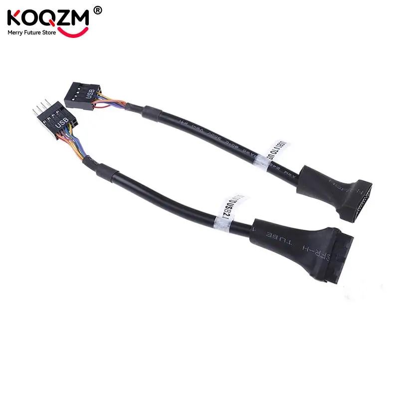 USB 3.0 20 Pin Motherboard Header To Usb 2.0 9 Pin Adapter Converter Cable Male Female For Computer PC Adapter Cord