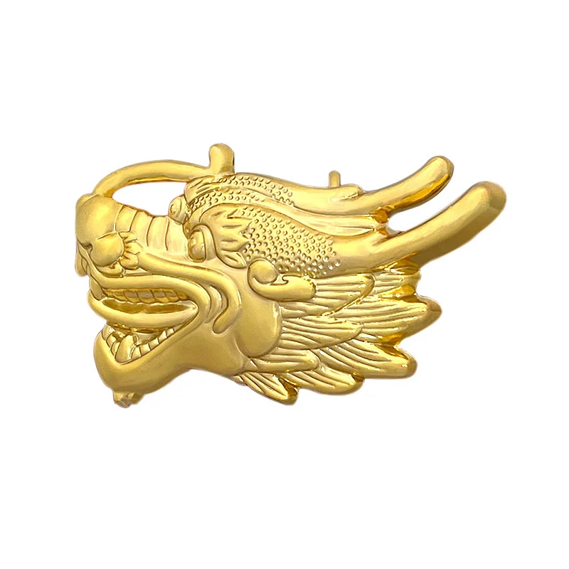 

Zinc alloy faucet belt buckle with western style design