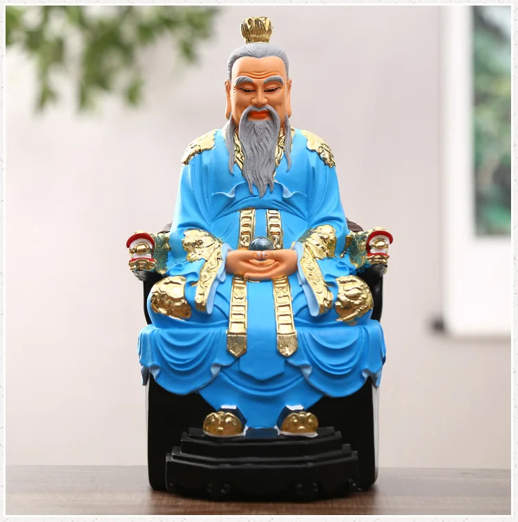Taoism ZU SHI TAI SHANG LAO JUN YUAN SHI TIANZUN DAODE 3 Gods Temple HOME Altar protection Worship God BUDDHA FENG SHUI statue