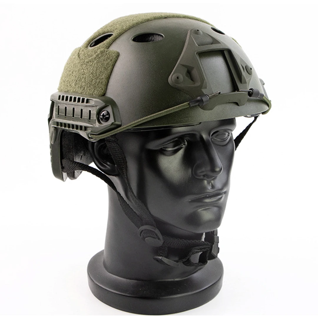 Szybki kask Airsoft kask ABS nowy pogrubiony Outdoor PJ wiatrówka wyposażeniem ochronnym strzeleckie CS